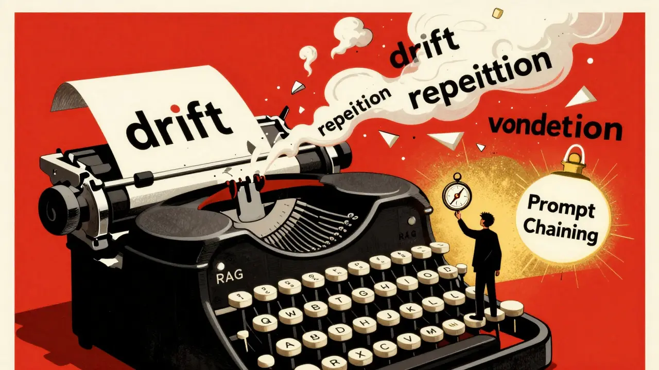 How to Generate Long-Form Content with LLMs Without Drift or Repetition