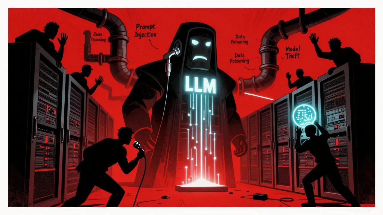 Threat Modeling for Large Language Model Integrations in Enterprise Apps