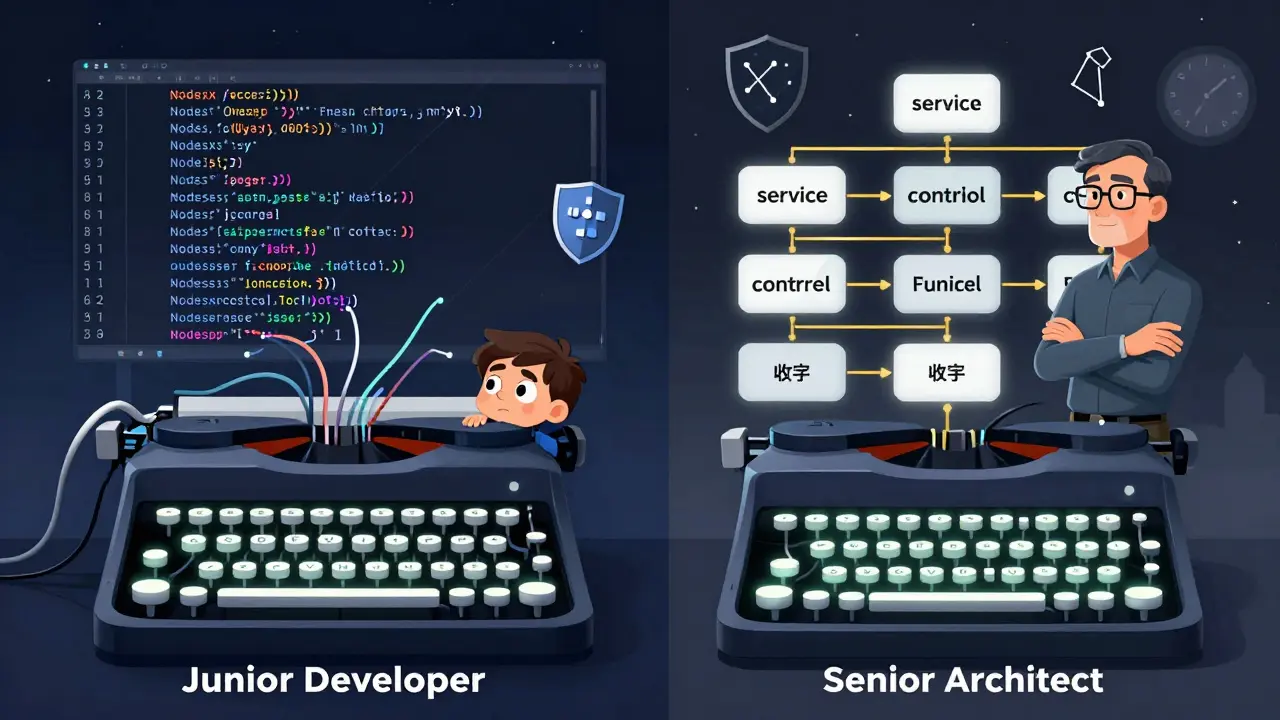 Role Assignment in Vibe Coding: How Senior Architect and Junior Developer Prompts Change Code Output