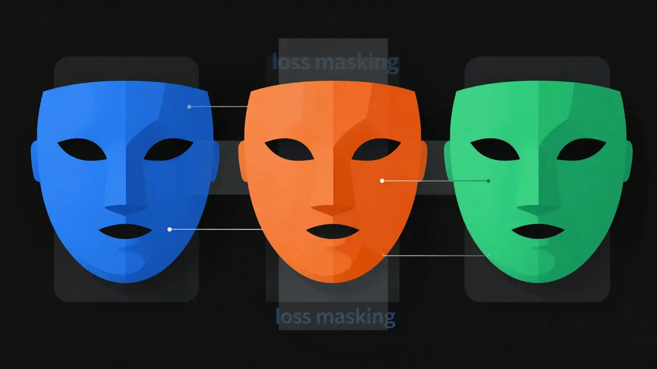 Graphic illustration of structured message roles in AI training data