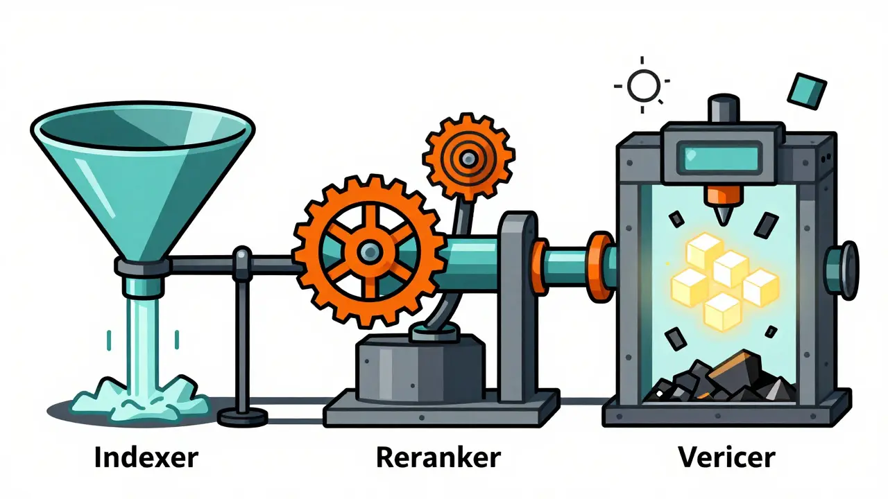 Three-stage data filtering system in graphic illustration