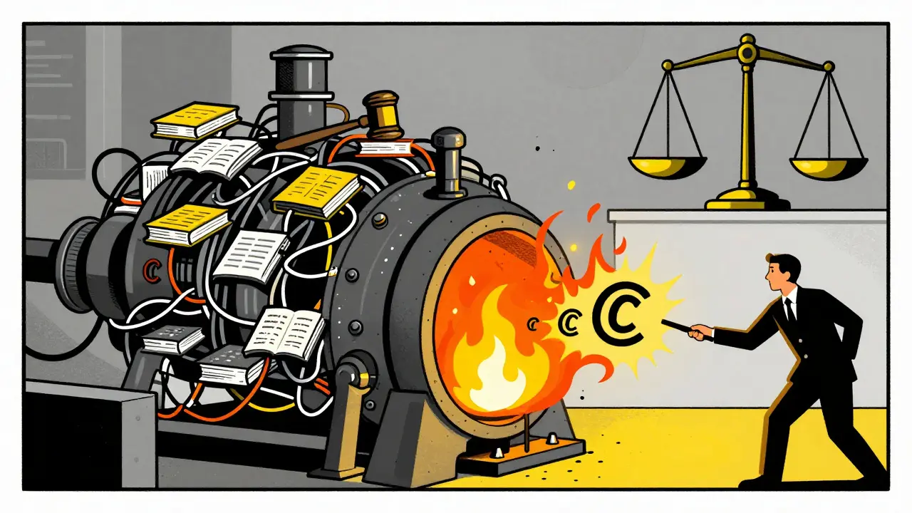 Vendor feeding copyrighted data into risky AI model