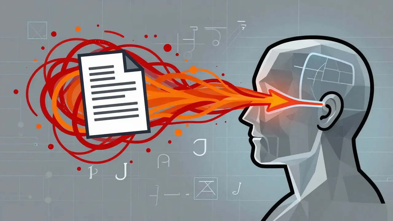 Abstract head showing malicious vectors hijacking an AI model's logic.