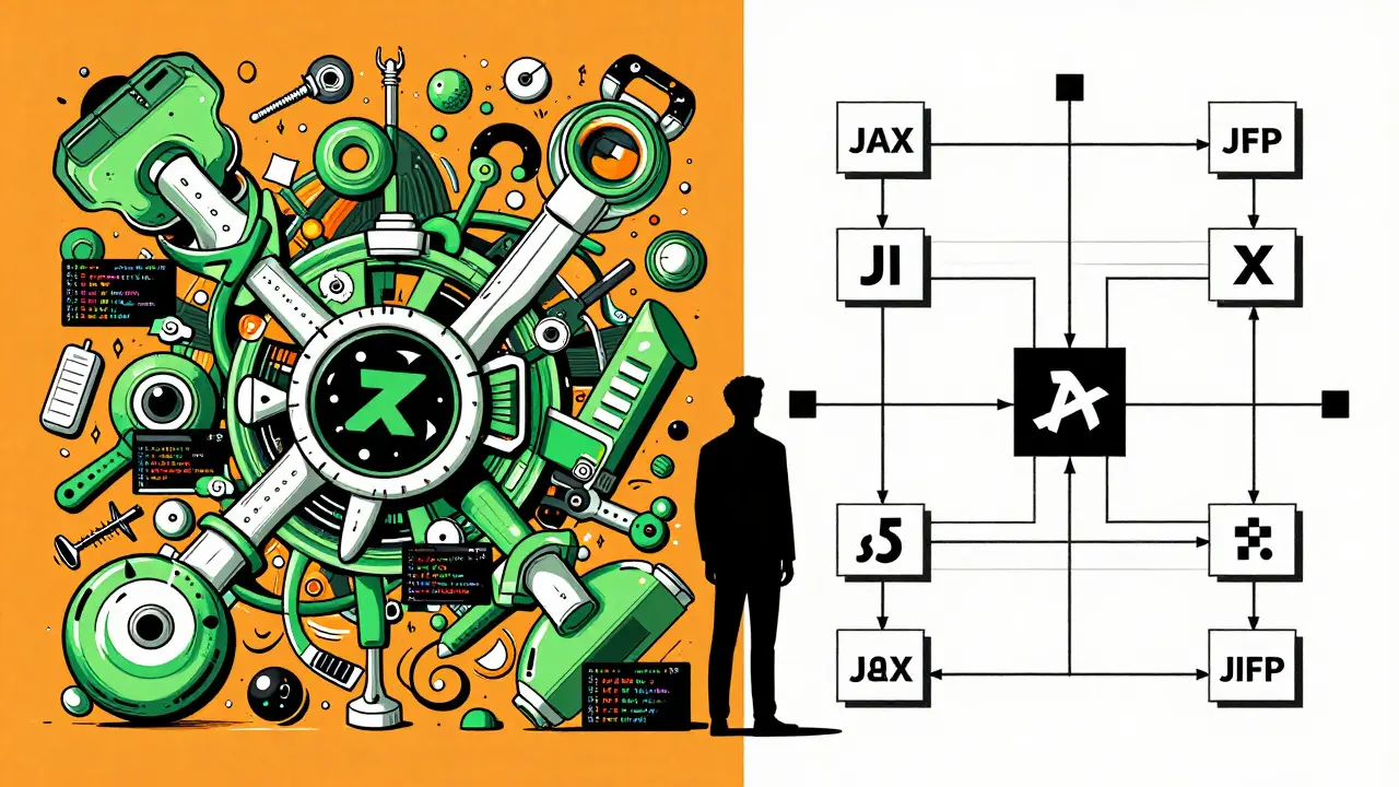 Graphic art depicting the choice between flexible CUDA and rigid TPU ecosystems.