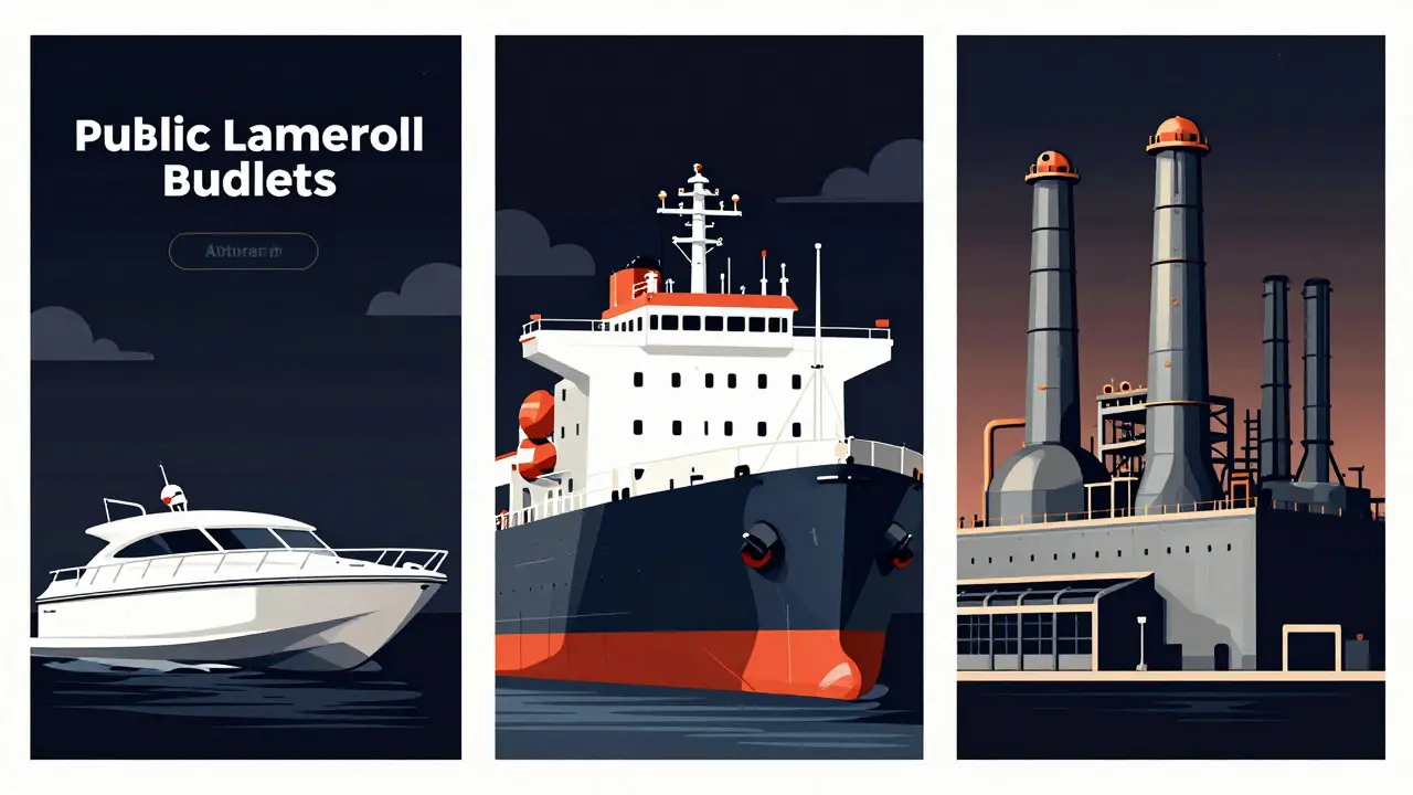 Three ships representing tiered web performance budgets
