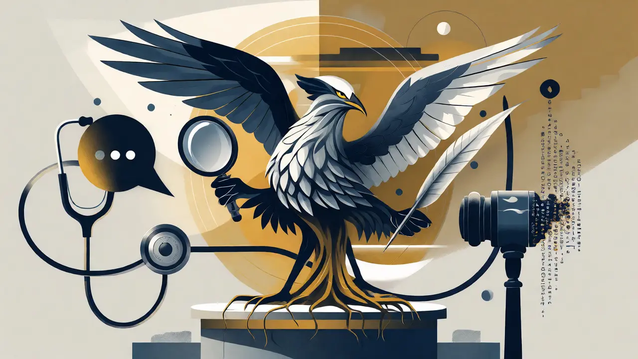 Hybrid creature symbolizing the future convergence of encoder understanding and decoder generation.